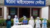 শামসুদ্দিন হাসপাতালে করোনা রুগীদের জন্য যত্ন ফাউন্ডেশনের খাবার উপহার