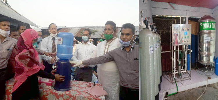 কানাইঘাটে ব্র্যাকের উদ্যোগে অতিদরিদ্র পরিবারে বিশুদ্ধ পানি বিতরণের সূচনা