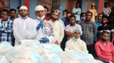 গোয়াইনঘাটে যুবলীগ নেতা মামুনের উদ্যোগে খাদ্য সামগ্রী বিতরণ