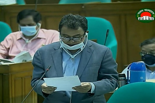 ৫ লাখ ৬৮ হাজার কোটি টাকার বাজেট উপস্থাপন