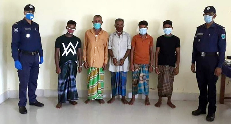 দোয়ারাবাজারে আকাশ হত্যা মামলার ৫ আসামি গ্রেফতার