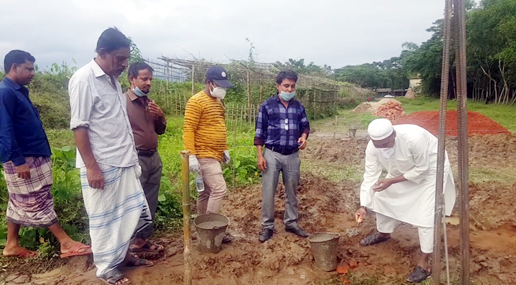কানাইঘাট দিঘীরপাড় ইউনিয়নে ৩০ লক্ষ টাকা ব্যায়ে কমিউনিটি ক্লিনিকের ভিত্তিপ্রস্তর