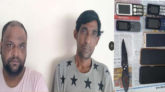 সিলেটে ছিনতাই কাজে ব্যবহৃত মোটরসাইকেল ও দেশীয় অস্ত্রশস্ত্রসহ গ্রেপ্তার ২