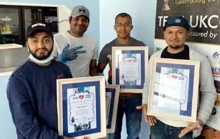 লন্ডন বার্মিংহামে সরকারি হাসপাতালে অবদান রাখায় বিশ্বনাথের জামিলকে সংবর্ধনা