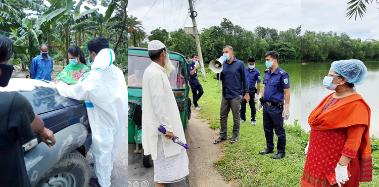 সিলেট জেলায় স্বাস্থ্যবিধি লঙ্ঘন, পুলিশের সমন্বয়ে মোবাইল কোর্টের মাধ্যমে ১৫০ মামলা