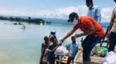 গোয়াইনঘাটে বন্যা পরিস্থিতির কিছুটা উন্নতি, ত্রাণ বিতরণ অব্যাহত