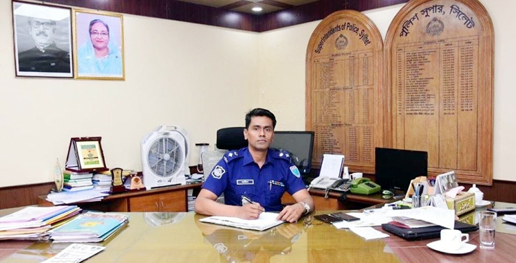 সিলেটবাসীকে সচেতনতা ও স্বাস্থ্য বিধি মেনে চলার অনুরোধ: এসপি ফরিদ উদ্দিন