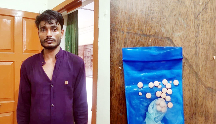 নগরীর মেন্দিবাগে পিকআপ ভ্যানসহ ‘মাদক ব্যবসায়ী’ আটক