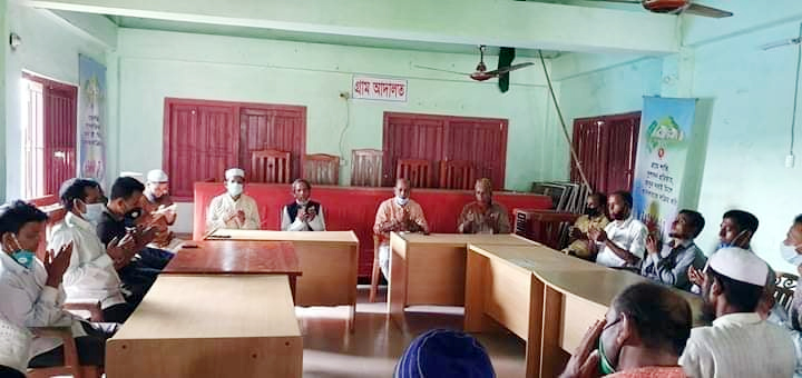 করোনায় মারা যাওয়া কামরানসহ সকল নেতাদের জন্য নন্দিরগাঁও ইউপি আ.লীগের দোয়া