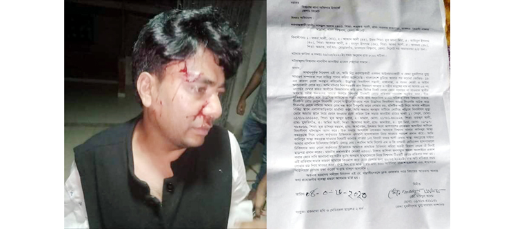 বিশ্বনাথে ত্রান বিতরণে অনিয়মের প্রতিবাদ করায় যুবলীগ নেতা হামলার শিকার