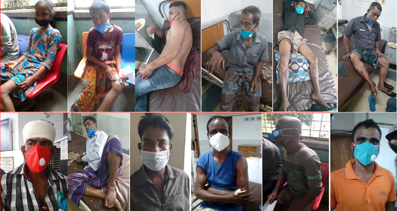 ছাতকে দু’পক্ষের সংঘর্ষে দুই শিশুসহ গুলিবিদ্ধ ১২