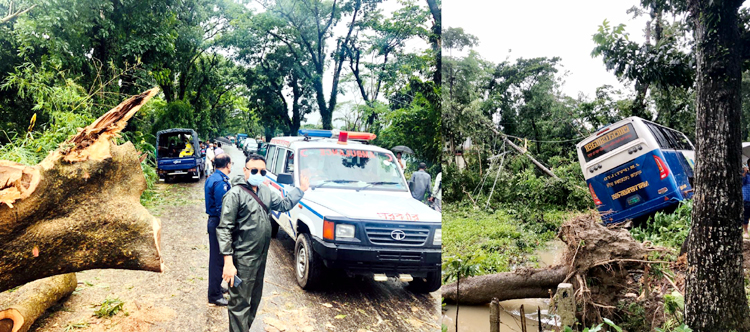 ছাতকে বন্যা ও ঘূর্নিঝড়ে ব্যাপক ক্ষয়ক্ষতি