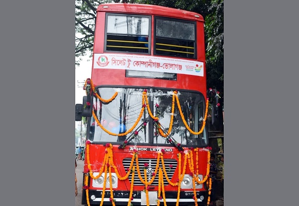 সিলেট-ভোলাগঞ্জ সড়কে আবার চালু হচ্ছে দ্বিতল বাস সার্ভিস