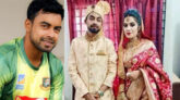 করোনাকালে বিয়ের পিঁড়িতে ক্রিকেটার রাহী