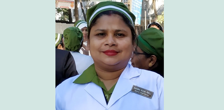 শহীদ শামসুদ্দিন হাসপাতালের সিনিয়র স্টাফ নার্স অনিমা করোনায় আক্রান্ত