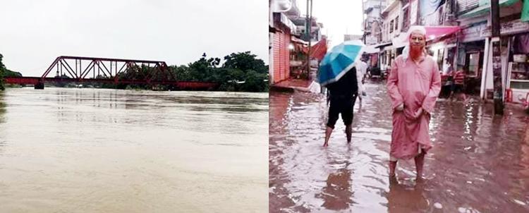 ছাতকে আবারও ভয়াবহ বন্যা খাদ্যাভাব ও বিশুদ্ধ পানি সংকট