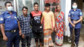 গোলাপগঞ্জে বৃদ্ধকে নির্যাতন, স্ত্রী ও তিন ছেলে গ্রেফতার