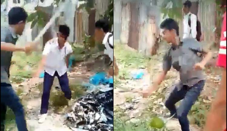 কিশোর গ্যাং নেতার দম্ভোক্তি লাঠি ভাঙ্গলেই তোকে ছেড়ে দিবো