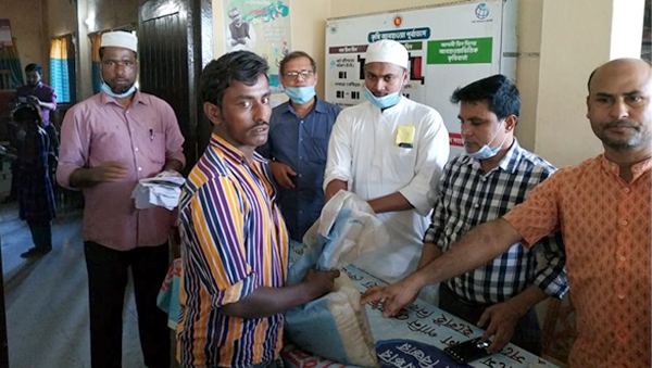 কানাইঘাট দিঘীরপার ইউপিতে ৫’শ পরিবারের মধ্যে সরকারি চাল বিতরণ