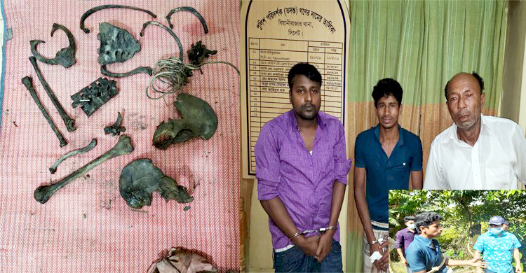 সিলেটে নিখোঁজের এক বছর পর ব্যবসায়ীর কঙ্কাল উদ্ধার, গ্রেফতার ৩