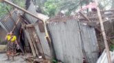 দিরাইয়ে ঘূর্নিঝড়ে ৯টি পরিবারের বসতঘড় লন্ডভন্ড