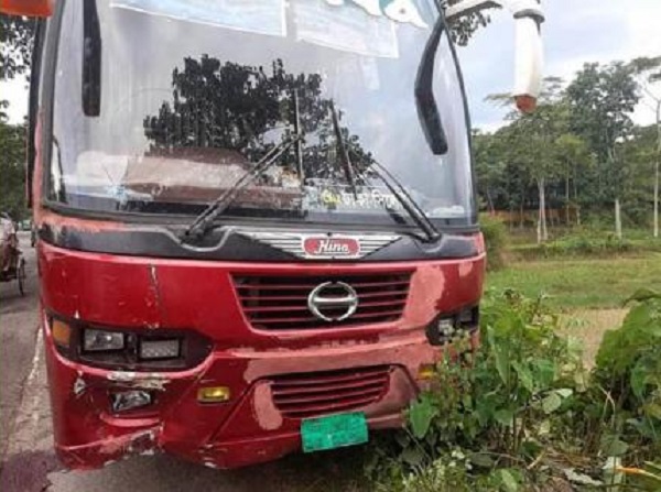 দক্ষিণ সুরমায় এনা পরিবহনের বাস চাপায় মোটরসাইকেল আরোহী নিহত