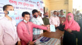 মুজিববর্ষ উপলক্ষ্যে কানাইঘাট দীঘিরপার ইউপিতে ২৬০ জনের মাঝে ভাতার বই বিতরণ