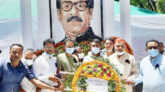 বঙ্গবন্ধুর প্রতিকৃতিতে গোয়াইনঘাট প্রেসক্লাবের শ্রদ্ধাঞ্জলি