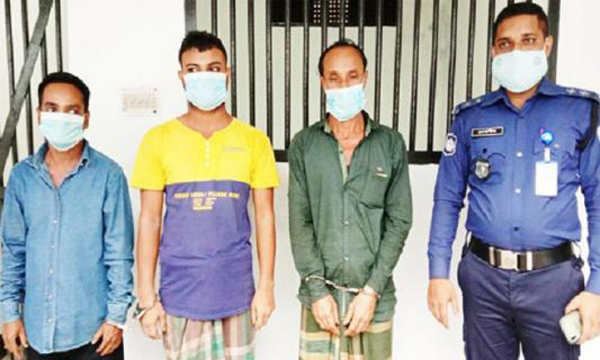 গাড়ি লুকিয়ে টাকা দাবি, বিশ্বনাথে পিতা-পুত্রসহ গ্রেপ্তার ৩