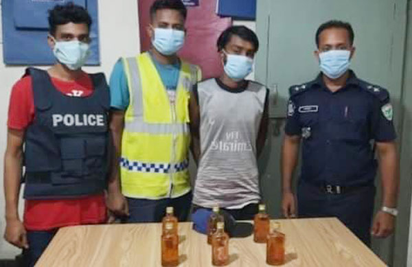 কোম্পানীগঞ্জে মদসহ গ্রেফতার ১