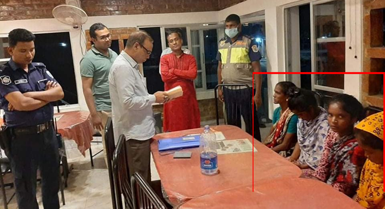 জাফলংয়ে পাথর চুরির অপরাধে ক্ষুধার্ত ৪ নারী আটক, জরিমানা আদায়