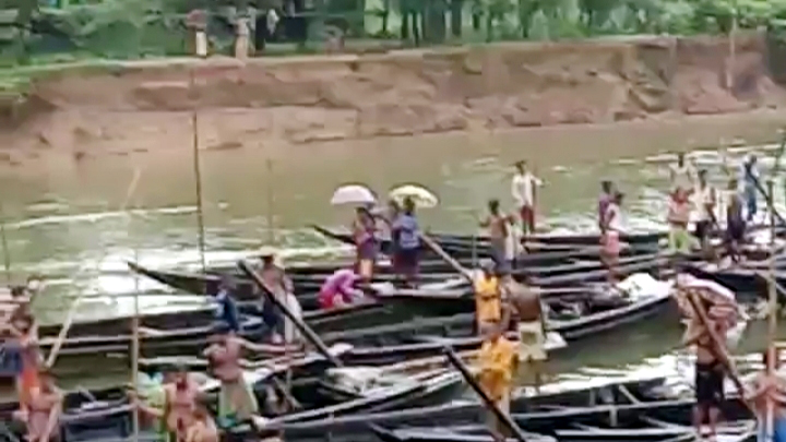 জৈন্তাপুর বালু খেকো চক্রের তান্ডবলীলা: হুমকির মুখে বসত-ভিটা ও শিক্ষা প্রতিষ্ঠান (ভিডিও সহ)