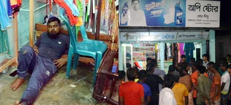 নগরীর মাছিমপুরে জুয়াড়ীদের হামলায় ব্যবসায়ী আহত, দোকান ভাংচুর