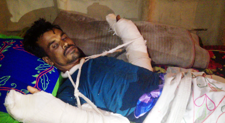 ছাতকে মামলার স্বাক্ষী’র রগ কেটে দিয়েছে আসামীরা