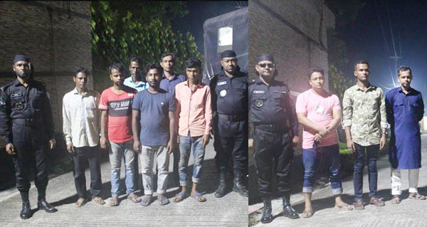 সিলেটে দুটি বড় জুয়ার আসরে র‌্যাবের ঝটিকা অভিযান, ৯ জুয়াড়ি আটক