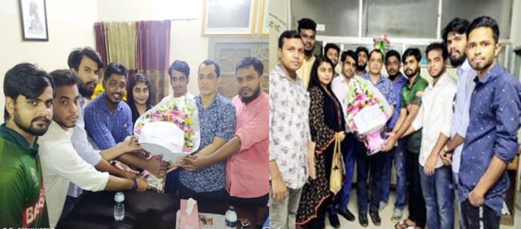 ওসমানীর বিএনএ’র সাধারণ সম্পাদক সাদেক’কে সম্মাননা স্মারক প্রদান