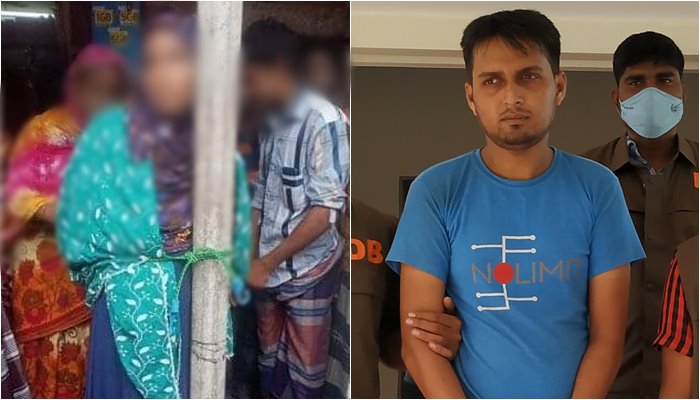 কলেজছাত্রীকে খুঁটিতে বেঁধে লাঞ্ছিত করা সেই বিকাশ এজেন্ট ধরা