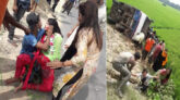 বাস খাদে পড়ে ১৫ যাত্রী আহত