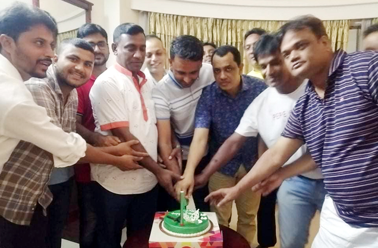 বাংলাদেশ বেসিক গ্রেজুয়েট নার্সেস সোসাইটির প্রাক্তন সভাপতির জন্মদিন পালন