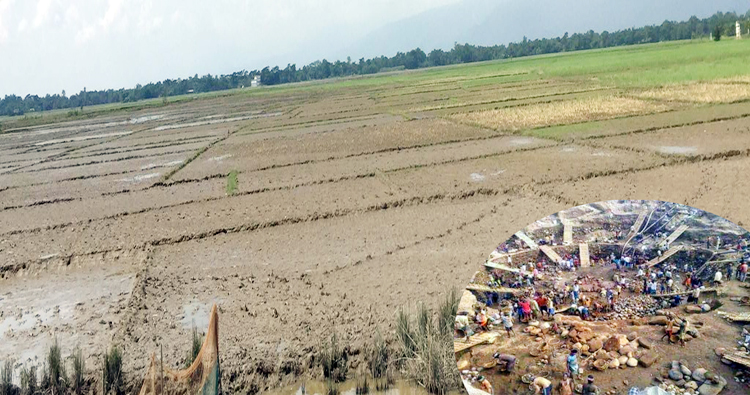 হাওরে নেই ধান, বন্ধ পাথর কোয়ারি: গোয়াইনঘাটে লাখো শ্রমিকের আহাজারি