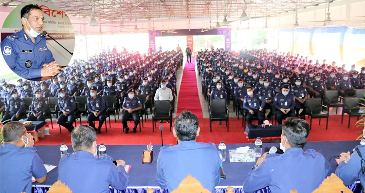 সিলেটে ব্যতিক্রমি আয়োজনে ৪৬৫ পুলিশ সদস্যকে বদলী