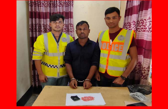 বিয়ানীবাজারে মাদক বিরোধী সেলের অভিযানে ২০০ পিছ ইয়াবাসহ আটক ১