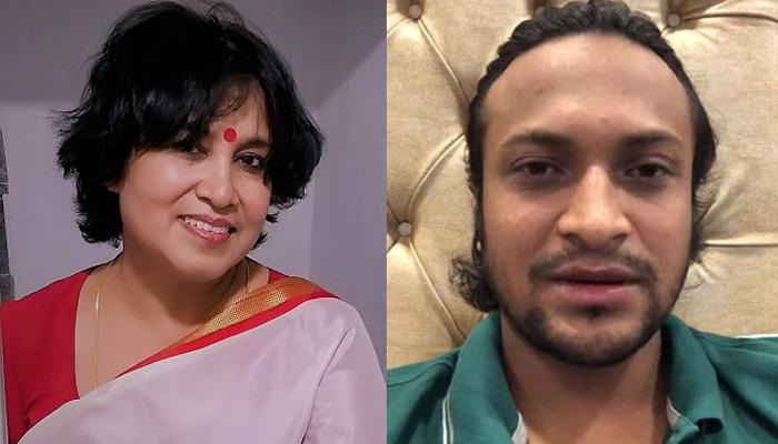 সাকিবের ক্ষমা চাওয়া উচিত হয়নি : তসলিমা নাসরিন