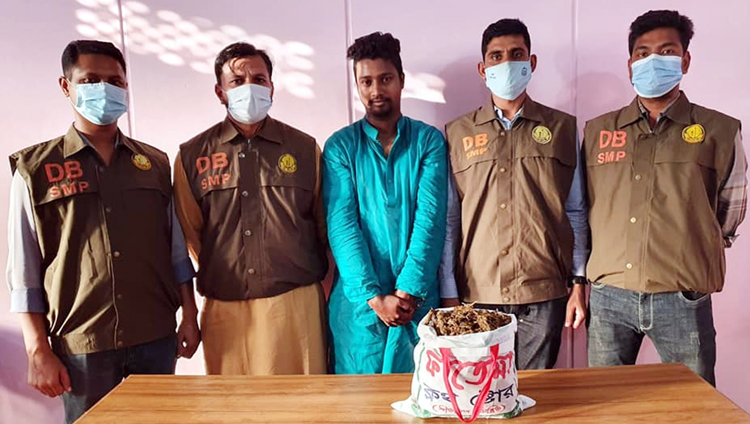 সিলেটে গাঁজাসহ একজন আটক