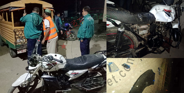 সিলেটের সুরমা গেইট এলাকায় দু’পক্ষের ধাওয়া-পাল্টা, গাড়ি ভাঙচুর