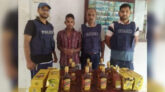 গোয়াইনঘাটে ভারতীয় মদসহ গ্রেফতার ১