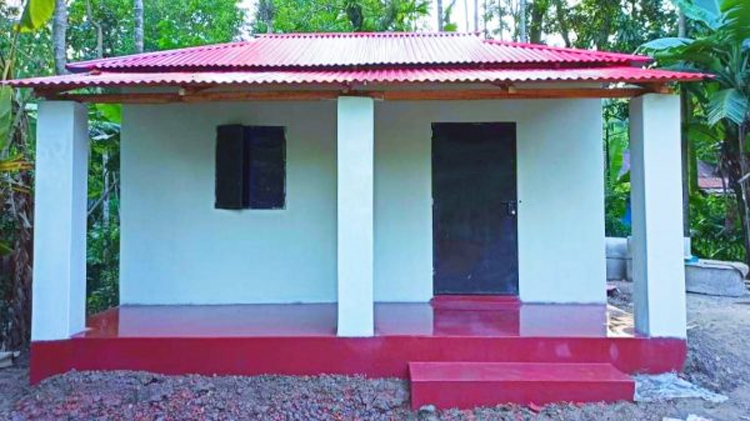 প্রধানমন্ত্রীর দেয়া ঘর উপহার পেলো গোয়াইনঘাটের ৪৫ টি পরিবার