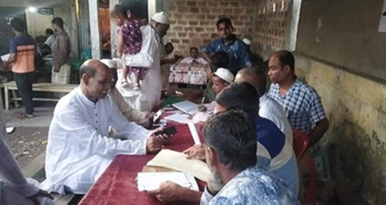 গোয়াইনঘাটে আরোও একটি হাইস্কুলের সূচনা করছেন মন্ত্রী ইমরান আহমদ