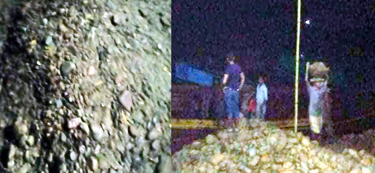 লোভাছড়া কোয়ারীর জব্দকৃত পাথর রাতের আধাঁরে পাচার!