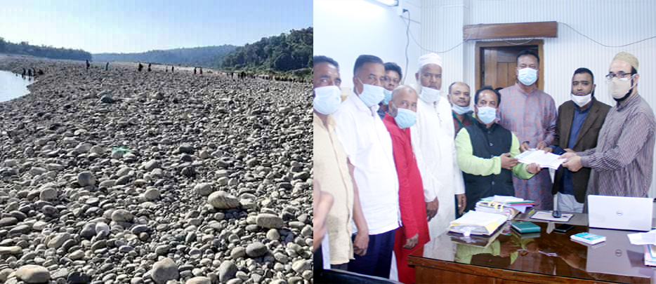 পাথর কোয়ারী খুলে দেওয়ার দাবীতে ব্যবসায়ী-শ্রমিক ঐক্য পরিষদের ৭ দিনের আল্টিমেটাম